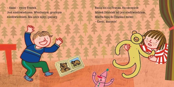 Basia, Franek i zwierzaki Zofia Stanecka Książka Tekturowe kartki