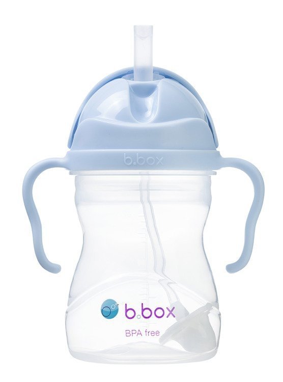 B.BOX Nowy innowacyjny Bidon ze słomką 240ml Gelato Bubblegum BB00519