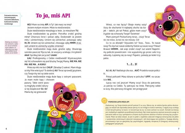 Bajki logopedyczne misia API 2-4 lata Bajka
