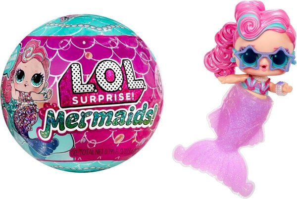 LOL Surprise Mermaids Tots Lalka Syrenka w kuli Ogon DIY MGA 510604