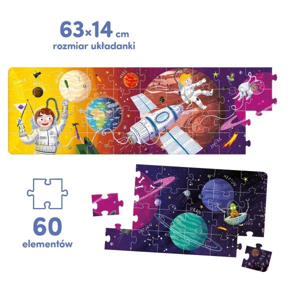 CzuCzu Kosmos Puzzle Panoramiczne 60 el Układanka 4+