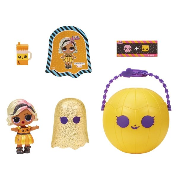 LOL SURPRISE Spooky Party Lalka Pumpkin Pretty Kula Halloween Akcesoria