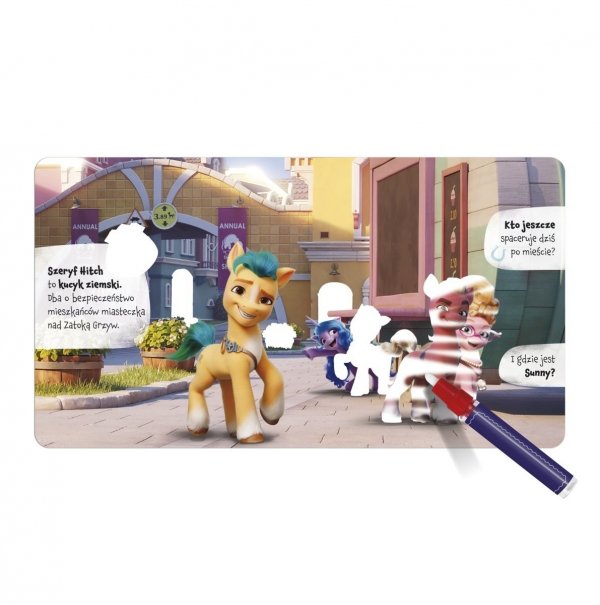 Kucyki My Little Pony Wodne czary-mary Kolorowanka wodna z pisakiem
