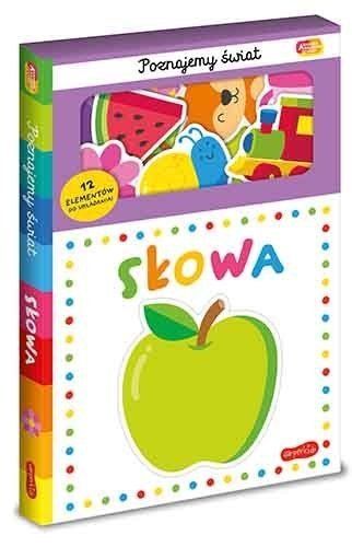 Słowa Poznajemy świat książeczka + Puzzle Akademia mądrego dziecka