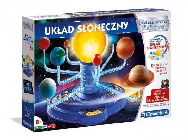 Układ Słoneczny Podświetlany Edukacyjny Clementoni 50107 Nauka 