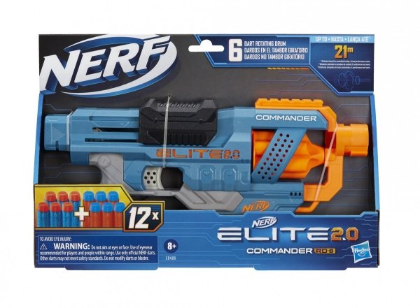 Wyrzutnia NERF Elite 2.0 Commander RD-6 + Strzałki