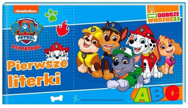 Psi Patrol Pierwsze literki Dobrze wiedzieć! Nauka pisania