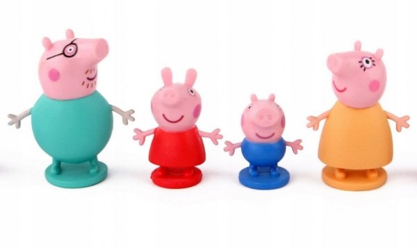 Świnka Peppa 4 Figurki Opowiadanie Czas na zabawę