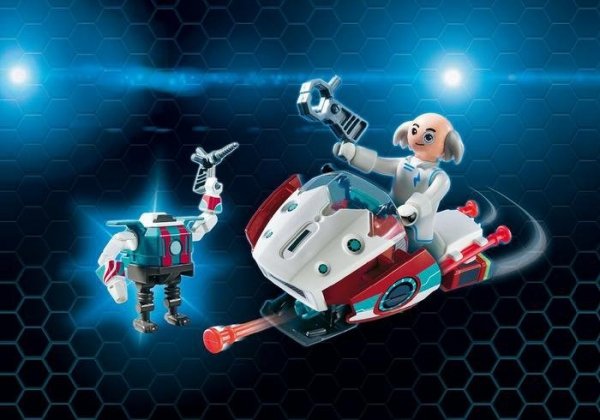 Playmobil Super 4 9003 Skyjet Doktor X Robot