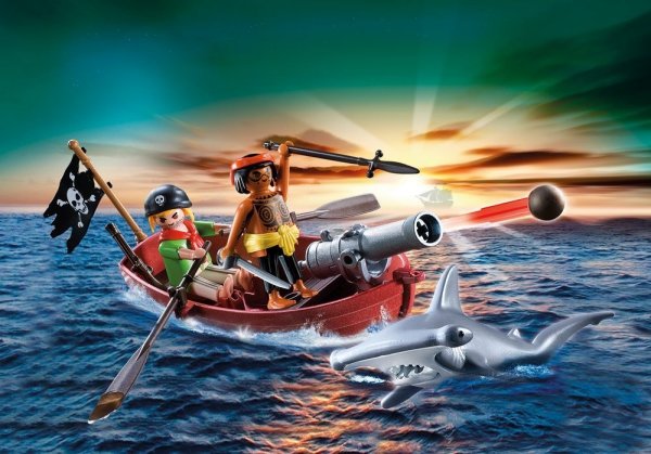 Playmobil Pirates 5137 łódka piracka łódz Piraci