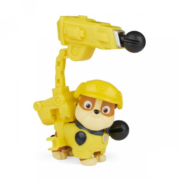 Psi Patrol Movie Piesek Figurka Rubble z Wyrzutnią 