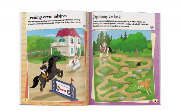 Schleich Horse Club Dzień w stadninie Naklejki zadania
