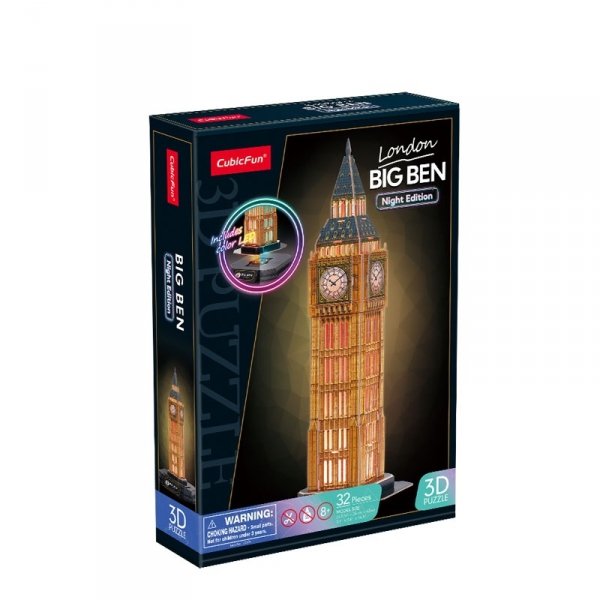 Puzzle 3D Big Ben London Night Edition