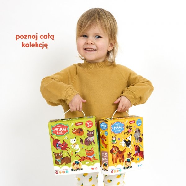 CzuCzu Puzzle Miau Kotki 40 el Ulubione puzzle