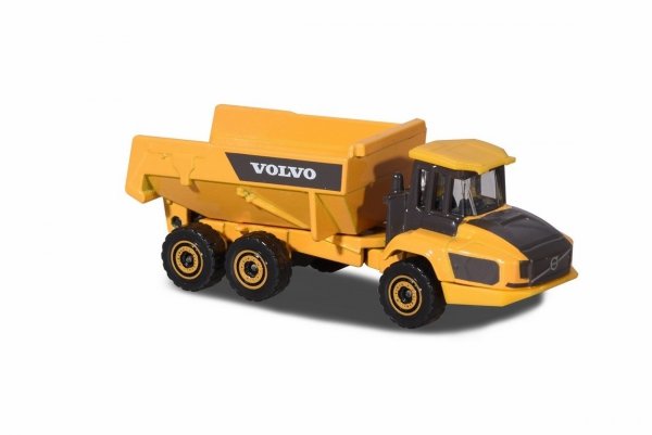 Pojazdy budowlane 4szt. Volvo Majorette Zestaw Prezentowy 