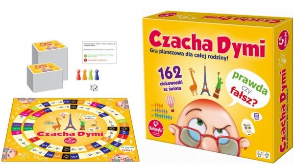 Edukacyjna Gra planszowa Czacha Dymi Kukuryku