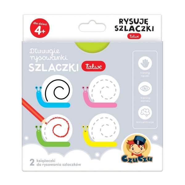 CzuCzu 2 Kolorowanki Syrenki 4 Długie rysowanki Szlaczki