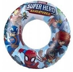 Koło dmuchane do pływania na basen Marvel Super Hero 43cm
