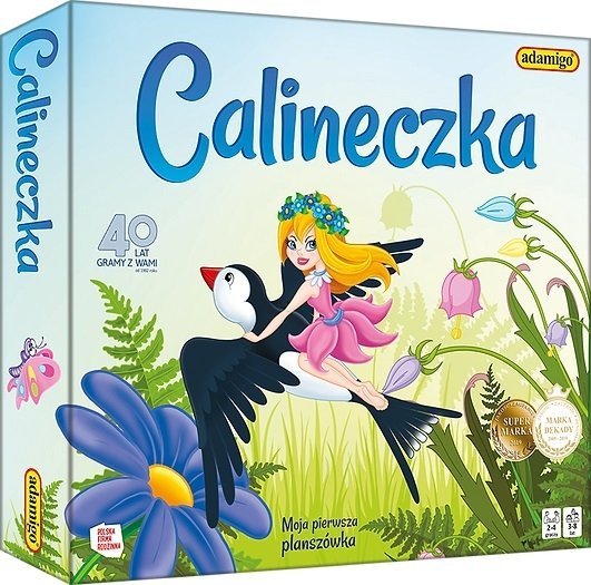 Calineczka Gra planszowa wyścig Adamigo 