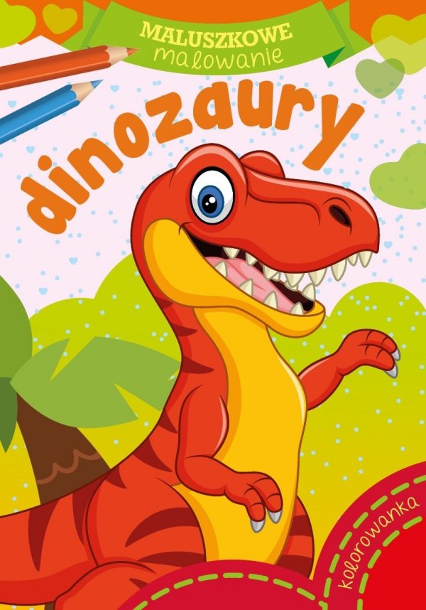 Dinozaury Kolorowanka Maluszkowe Malowanie