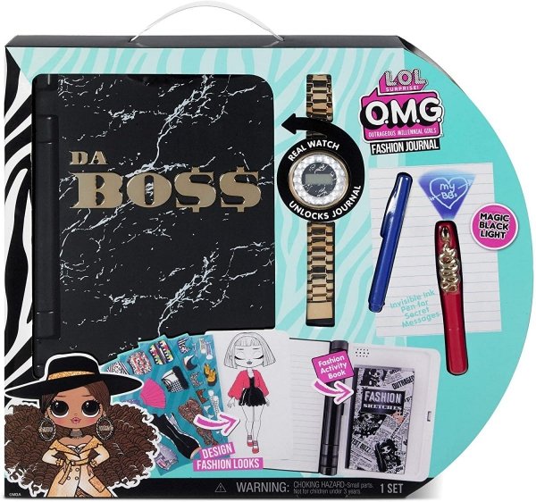 LOL OMG Pamiętnik Da Boss Fashion z zegarkiem MGA