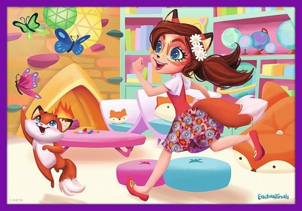 Puzzle Enchantimals 10w1 Trefl 90354 Mega Pack