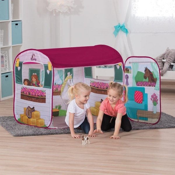 Schleich Horse Club Namiot dla dzieci + Figurka koń 77012