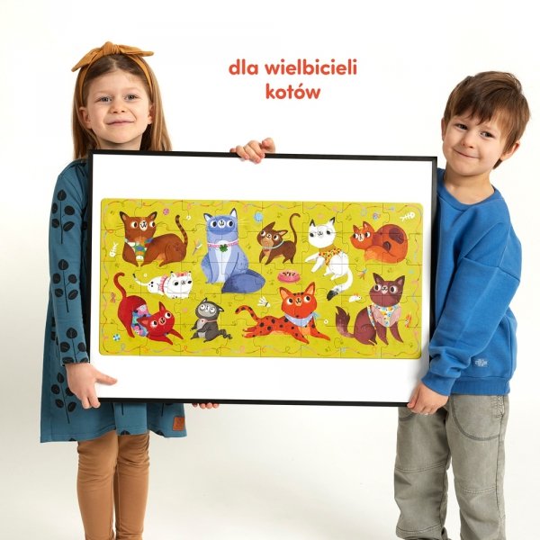CzuCzu Puzzle Miau Kotki Obraz z puzzli