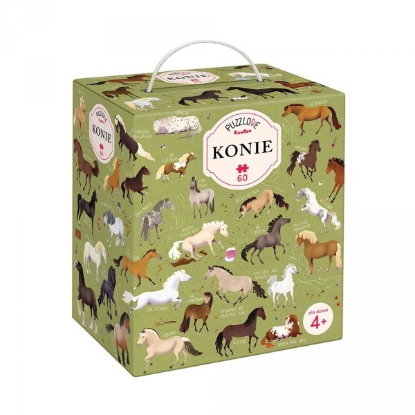 Puzzle Konie 60 Puzzlove Rasy Koni CzuCzu Koń