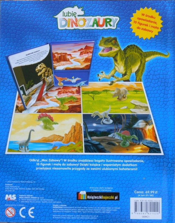 Lubię dinozaury Moc zabawy 10 Figurek Mata Opowiadanie