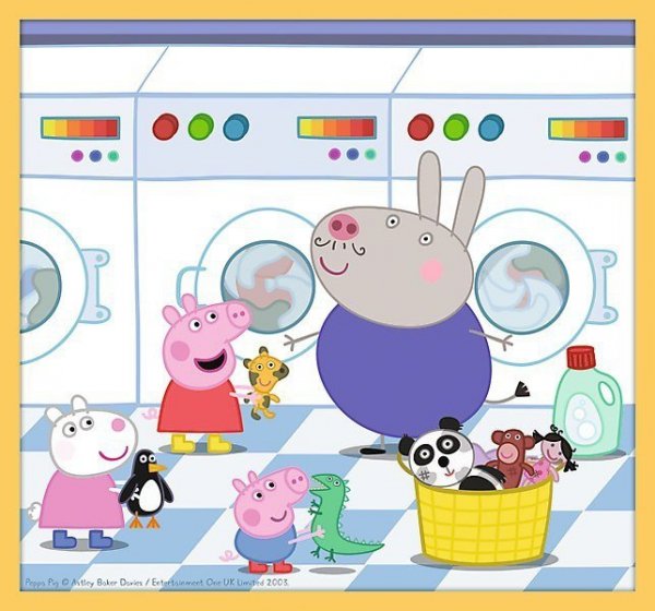 Puzzle Świnka Peppa Mega Pack 10w1 329el Trefl 90358