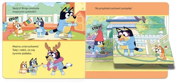 Bluey W co się pobawimy? Książka z okienkami
