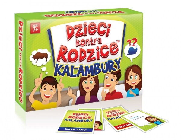Gra rodzinna Dzieci kontra rodzice Kalambury Kangur