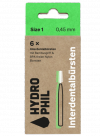 Hydrophil Szczoteczki do czyszczenia przestrzeni międzyzębowych Rozmiar: 1 (= 0,45 mm).