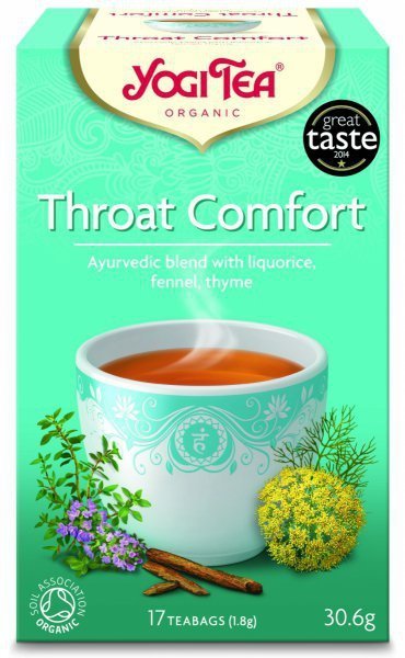 YOGI TEA  Herbata NA GARDŁO z lukrecją, koprem włoskim i tymiankiem (Throat Comfort) 