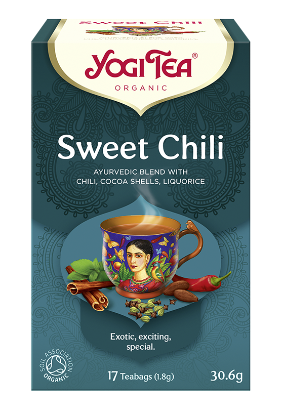YOGI TEA Ajurwedyjska herbata korzenna SŁODKA CHILI (Sweet Chili) 