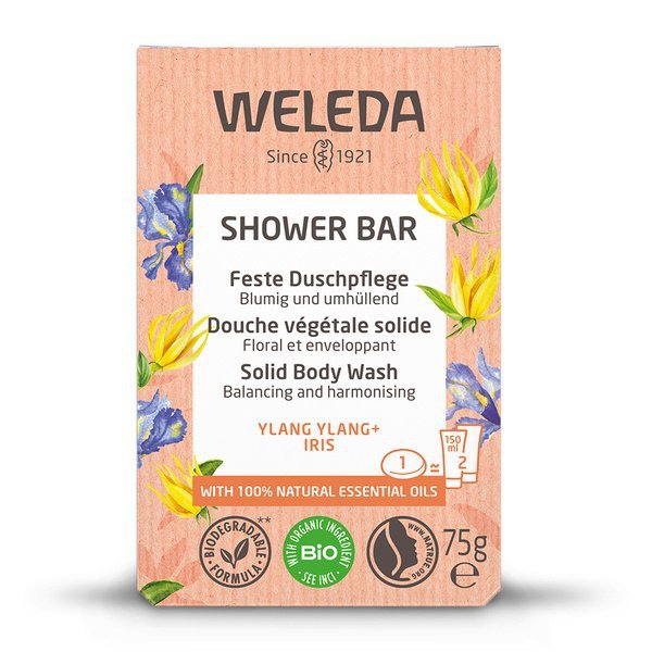 Weleda Kostka pod prysznic Ylang-ylang i Irys