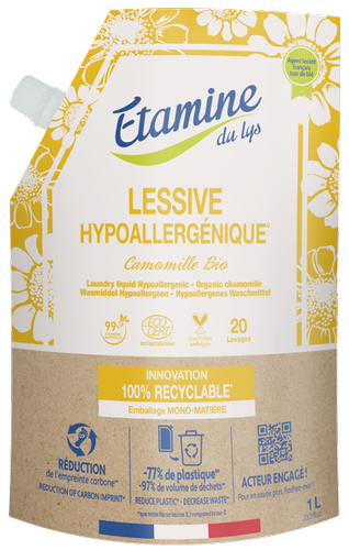 EDL Etamine Du Lys hypoalergiczny płyn do prania rzeczy dziecięcych z organiczną wodą rumiankową 1l