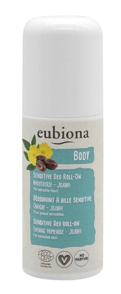 eubiona Dezodorant roll-on SENSITIVE z wiesiołkiem i olejem jojoba