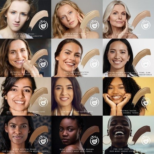 Odylique by Essential Care organiczny kremowy podkład do makijażu z filtrem mineralnym SPF 25 kolor kolor 45 Medium Brown Cool Tone, 30 ml