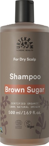 Urtekram Szampon z brązowym cukrem do suchej skóry głowy 500 ml.
