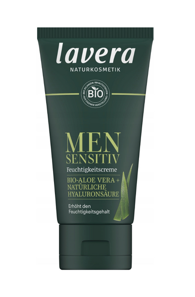 Lavera MEN SENSITIV Krem nawilżający z bio-aloesem i naturalnym kwasem hialuronowym