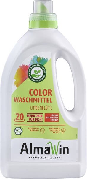 Almawin Płyn do prania tkanin kolorowych KWIAT LIPY 1,5 l (20 prań)