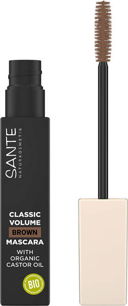 Sante Naturkosmetik Tusz do rzęs zwiększający objętość CLASSIC VOLUME brązowy