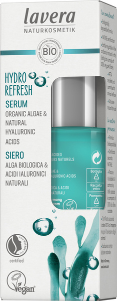 Lavera HYDRO REFRESH Serum nawilżające z bio-algami i kwasem hialuronowym