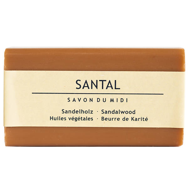 SAVON DU MIDI Mydło z masłem shea SANTAL (Drzewo sandałowe)