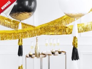 Kurtyna Party złota 18,5 x 400 cm
