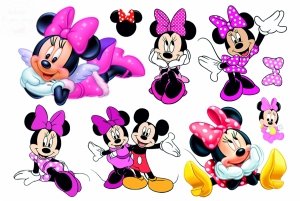  Tatuaże zmywalne dla dzieci MINNIE