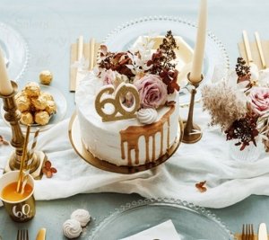 Świeczka urodzinowa do tortu liczba 60