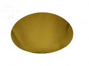 Podkład złoty pod tort 34 cm.